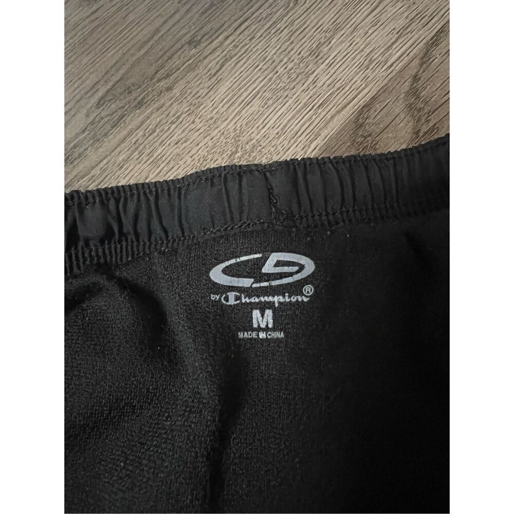 Champion Black With White Stripe Shorts Woman’s Size Medium - Picture 4 of 7